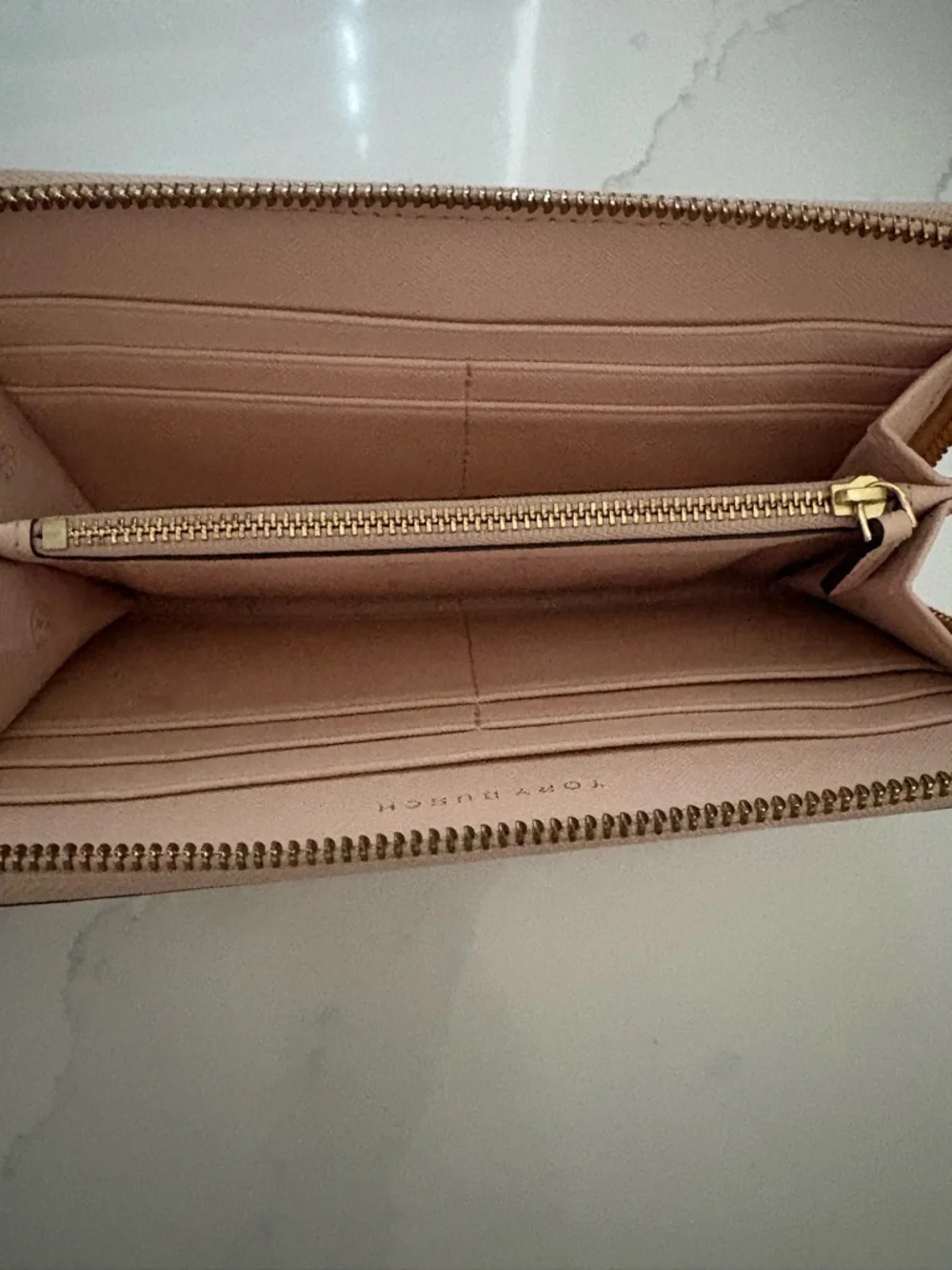TORY BURCH Saffiano Leather Continental Wallet - Picture 8 of 10